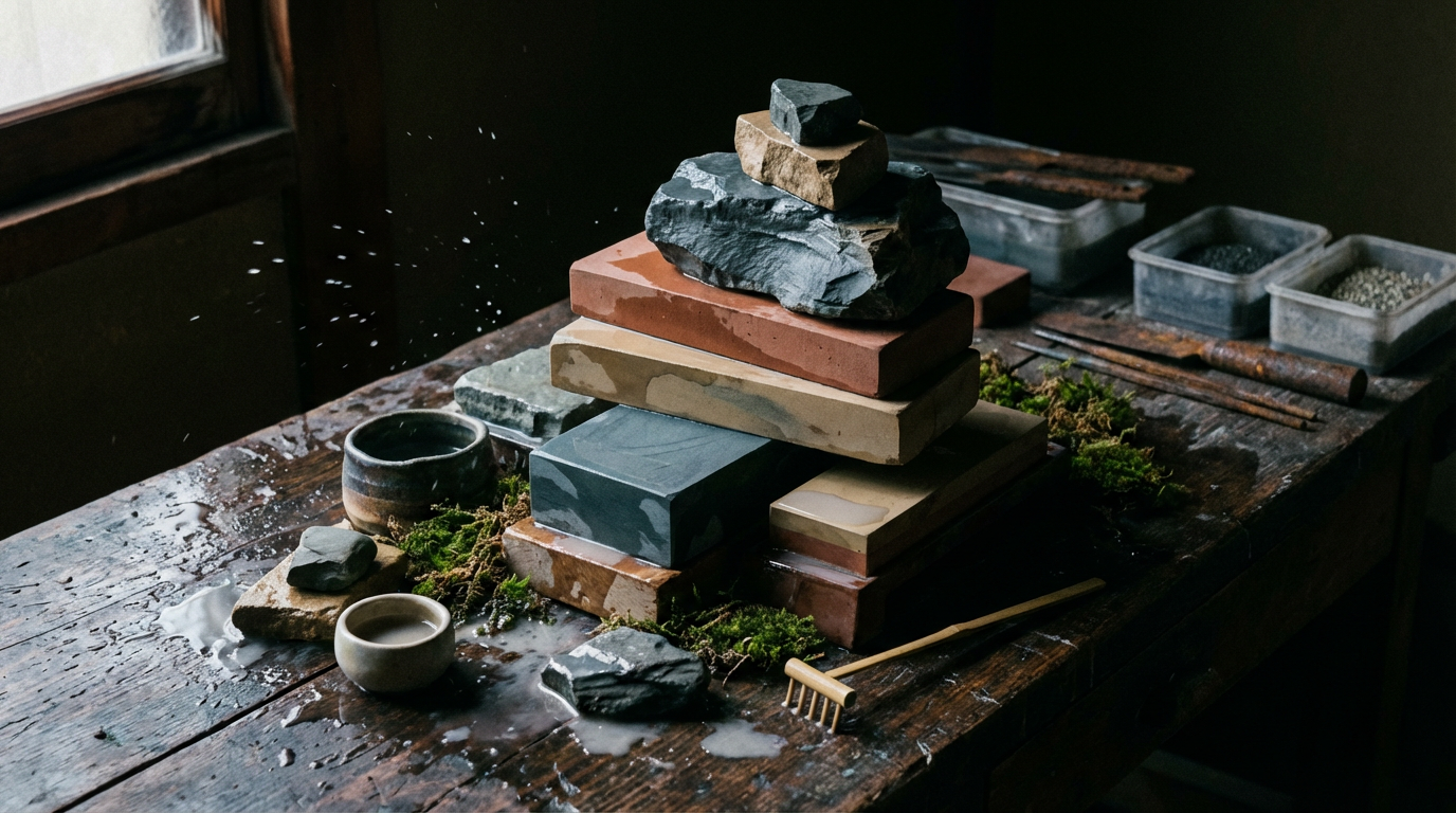 Whetstones composition